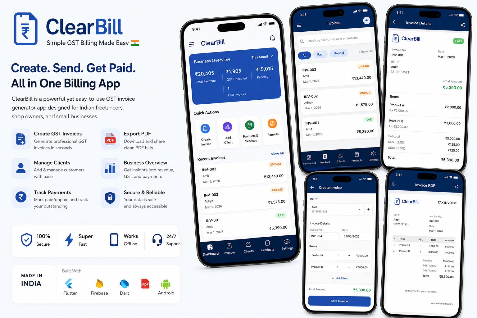 ClearBalance - Automated Financial Bookkeeping Ledger